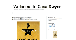 Desktop Screenshot of casadwyer.com