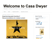 Tablet Screenshot of casadwyer.com